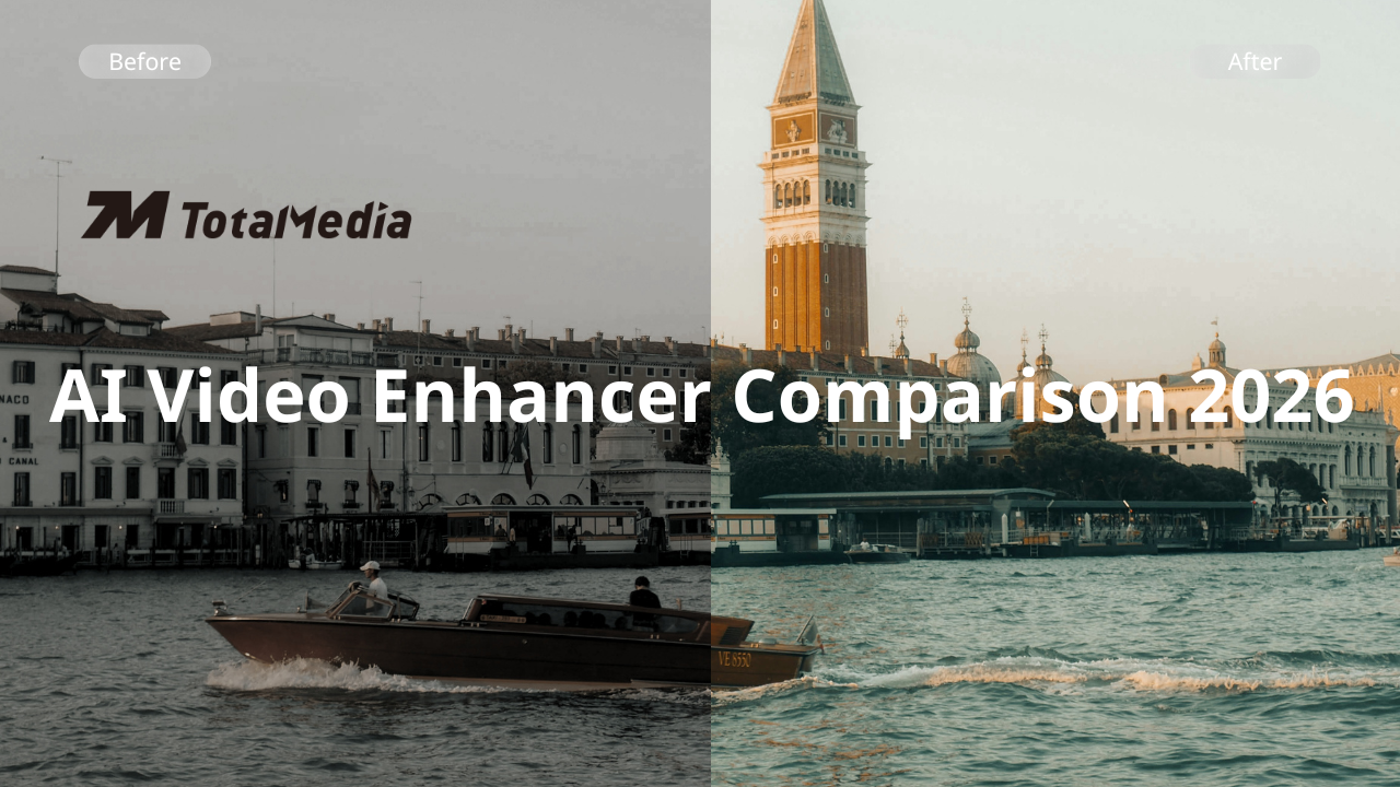 TotalMedia VideoEnhance vs HitPaw VikPea: AI Video Enhancer Comparison 2026